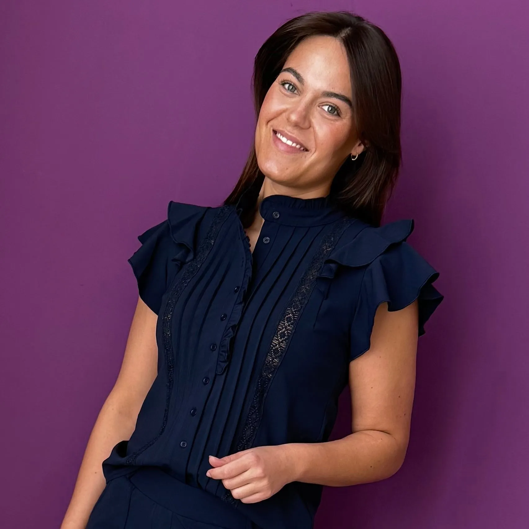 Triple Nine - Travel Blouse Essie Navy - 5915