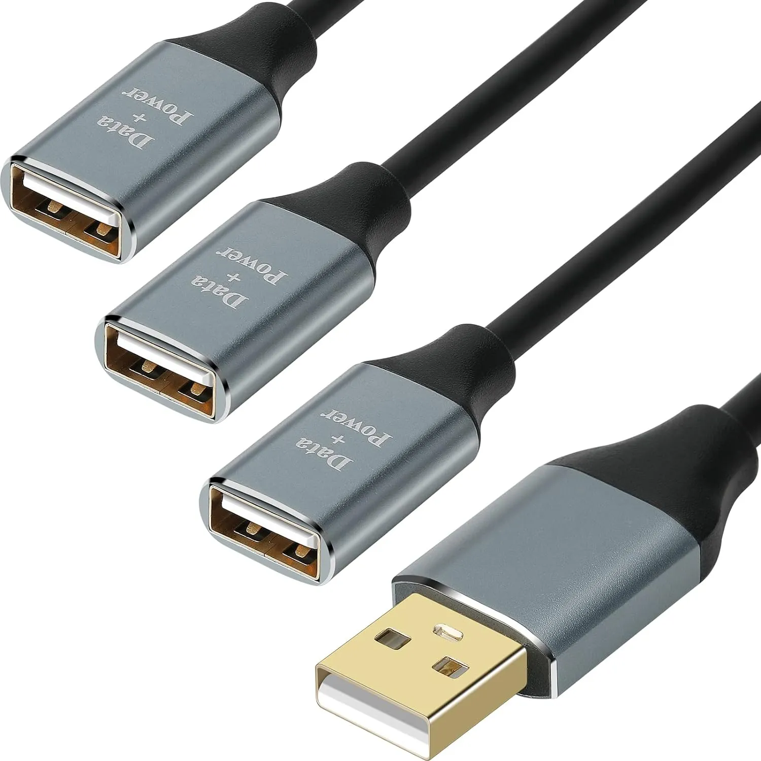Usb A   C To 3Af Y Splitter Data Extension Adapter Cable Q-Hd719