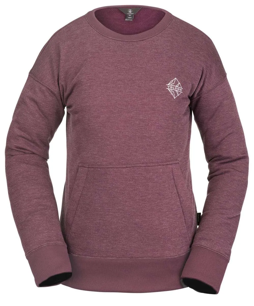 Volcom Women's Polartec Fleece Crew Neck Sweater 2022