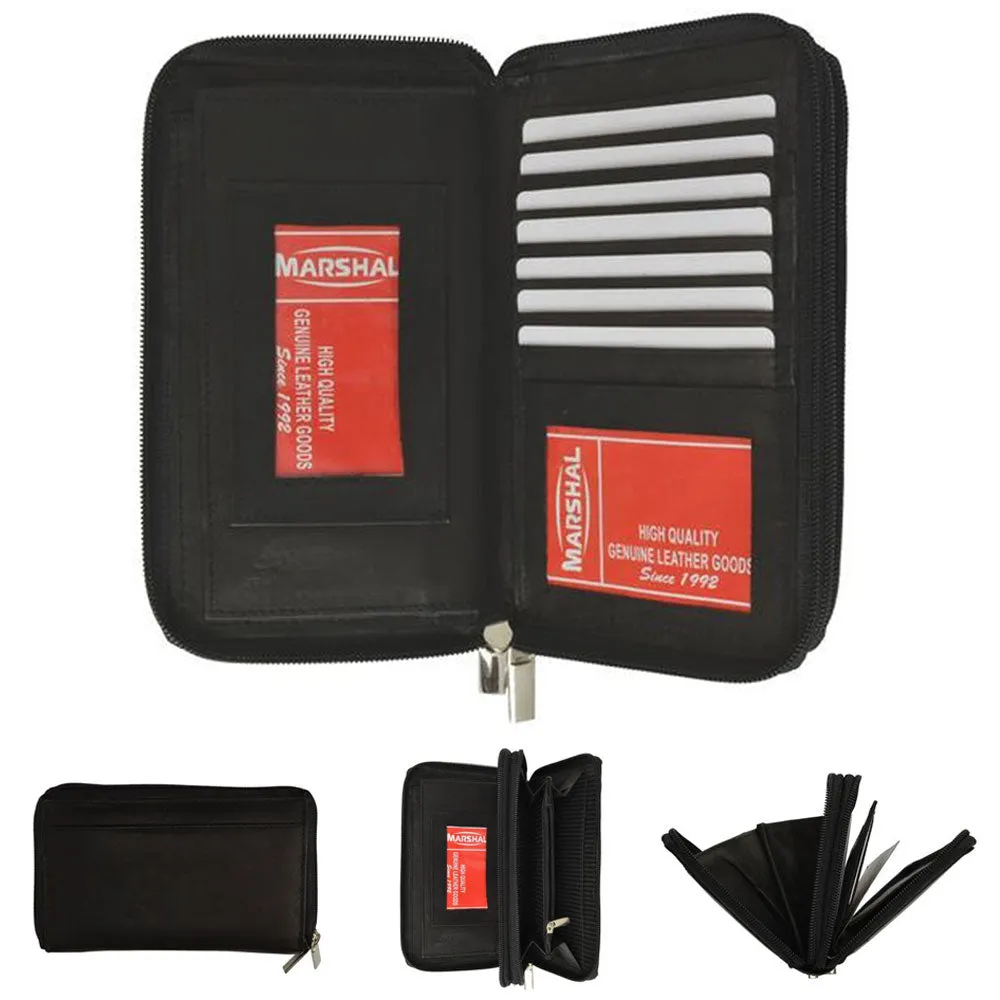 Womens Leather Wallet Lady Zipper Clutch Coin Phone Purse Credit Cards Holder !