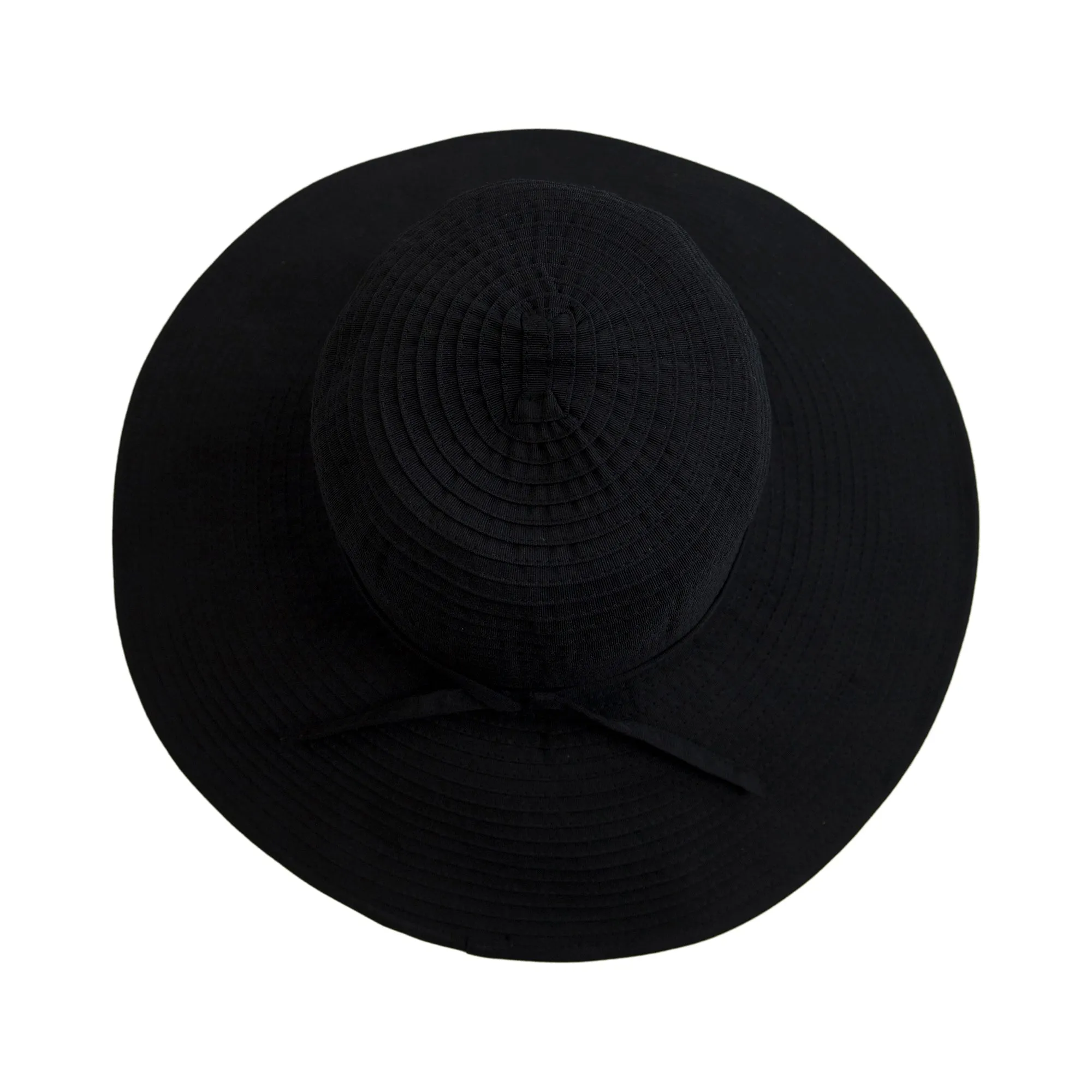 Women's Ribbon Braid Large Brim Hat